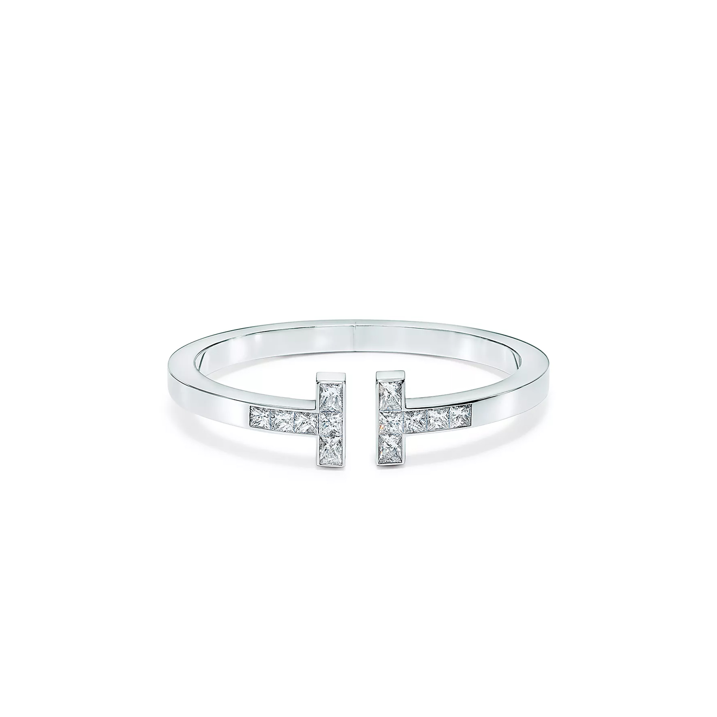 TIFFANY T PRINCESS-CUT DIAMOND SQUARE BRACELET 60010801